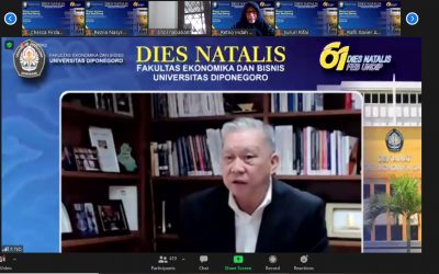 Guest Lecture from the National University of Singapore (NUS) filled a Public Lecture in the Context of the 61st DIES Natalis FEB Undip