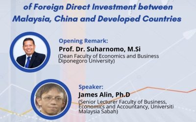 GUEST LECTURER PROGRAM : Volatility Spillover and Dynamic Co-movement of Foreign Direct Investment between Malaysia, China and Developed Countries