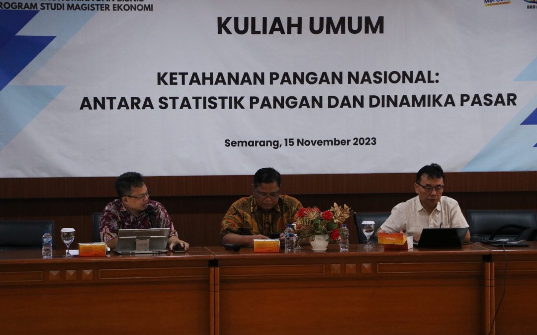 KETAHANAN PANGAN NASIONAL: ANTARA STATISTIK PANGAN DAN DINAMIKA PASAR